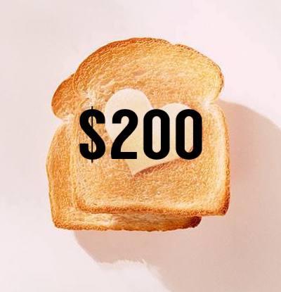 Butter Makes Me Happy E-Card Certificate with image of toast & a heart shaped butter on top