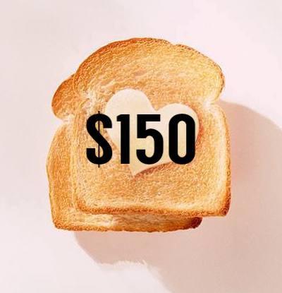 Butter Makes Me Happy E-Card Certificate with image of toast & a heart shaped butter on top