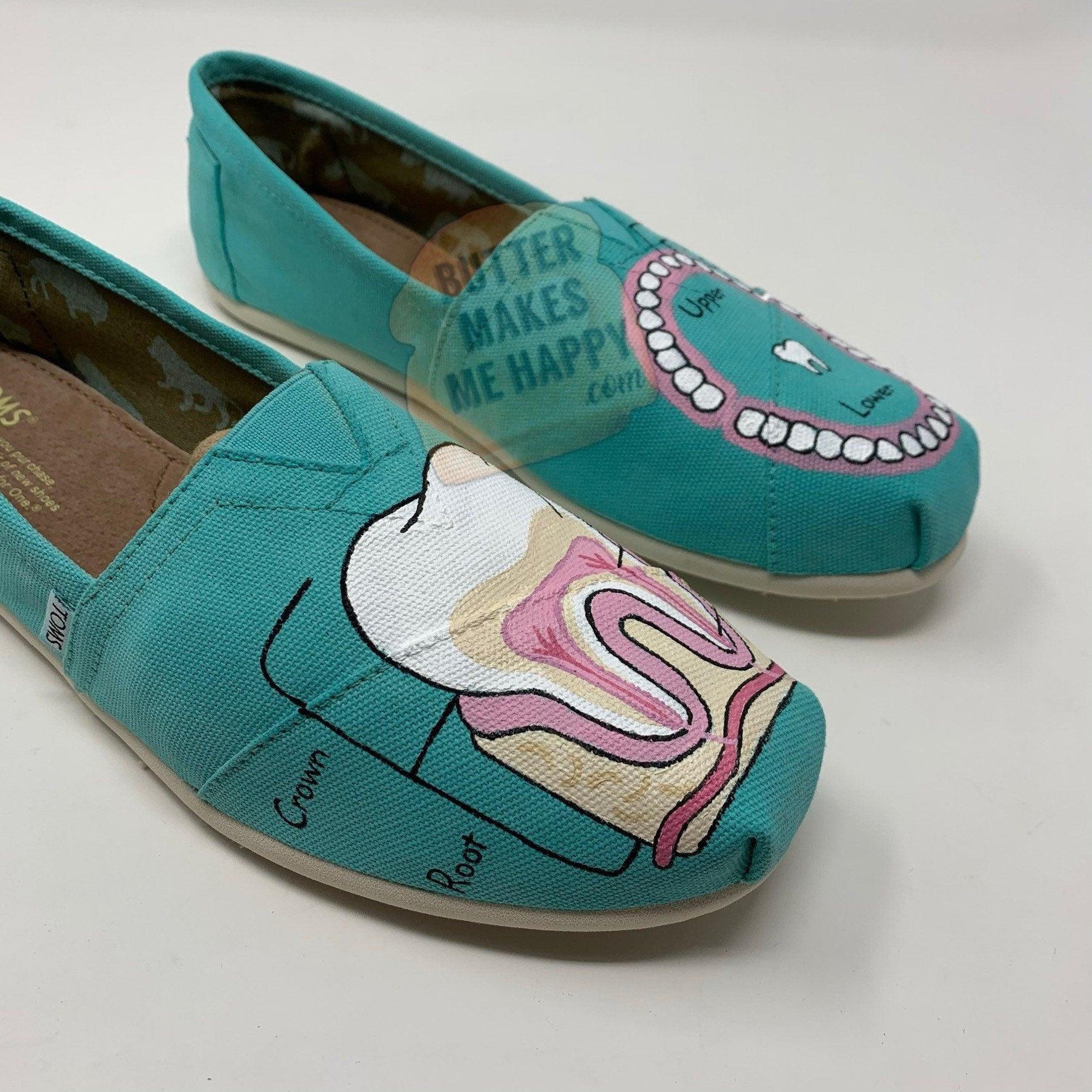 Dental Mouth Map Shoes