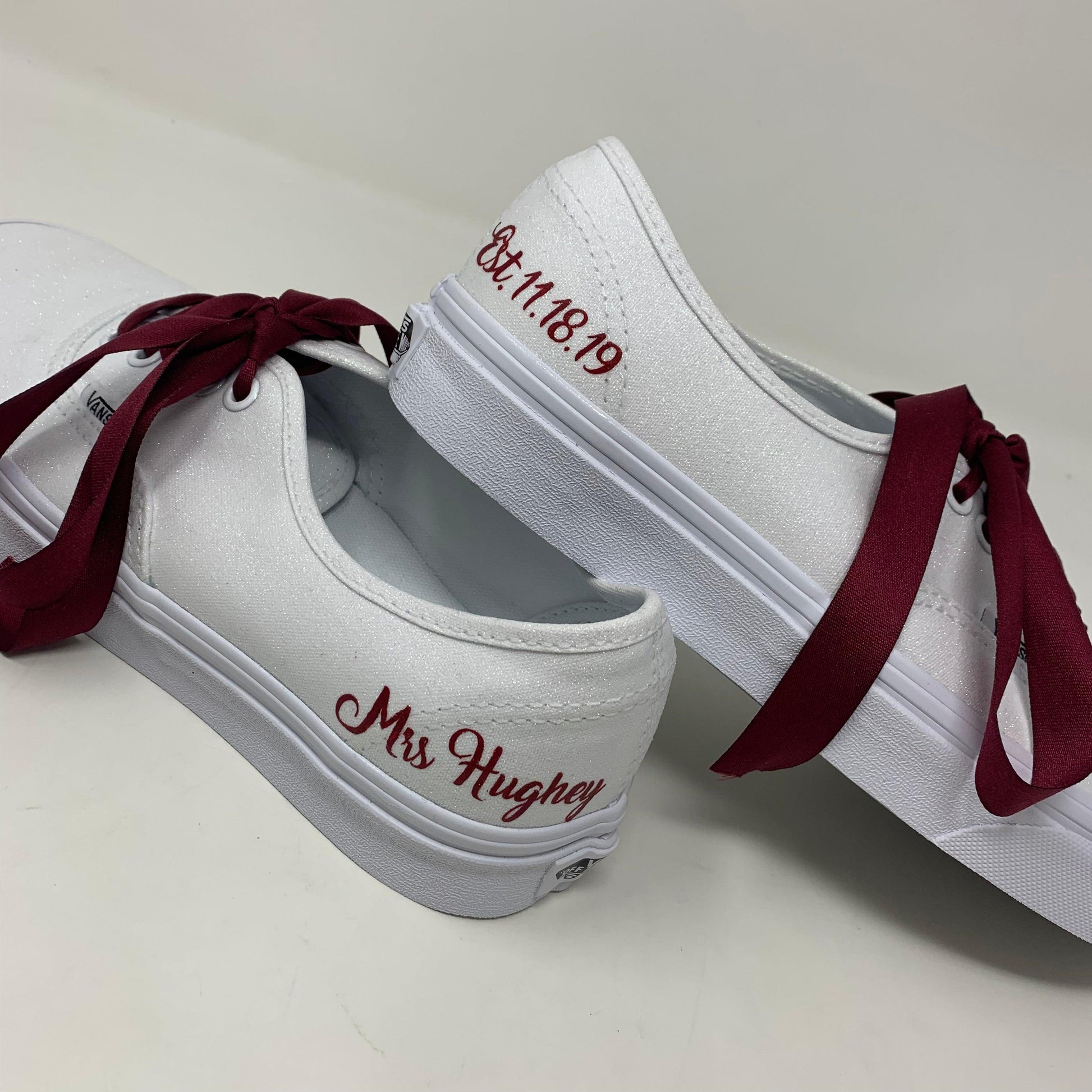 Simple Personalized Wedding Shoes-Shoes-ButterMakesMeHappy