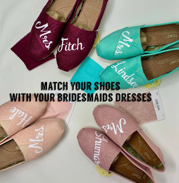 Custom Wedding Color Shoes