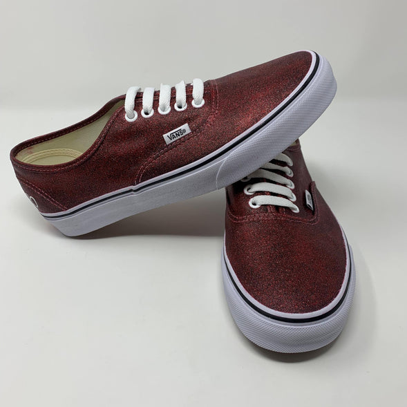 Wine Glitter Vans - ButterMakesMeHappy