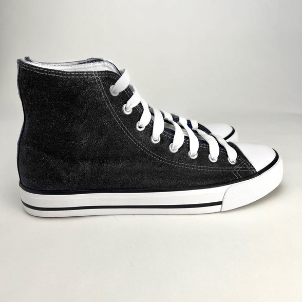 Black Glitter Hi Top Converse - ButterMakesMeHappy