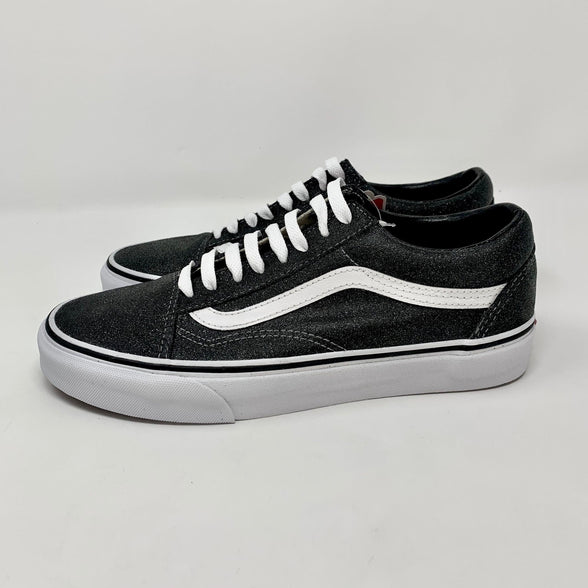 Black Glitter Old Skool Vans - ButterMakesMeHappy