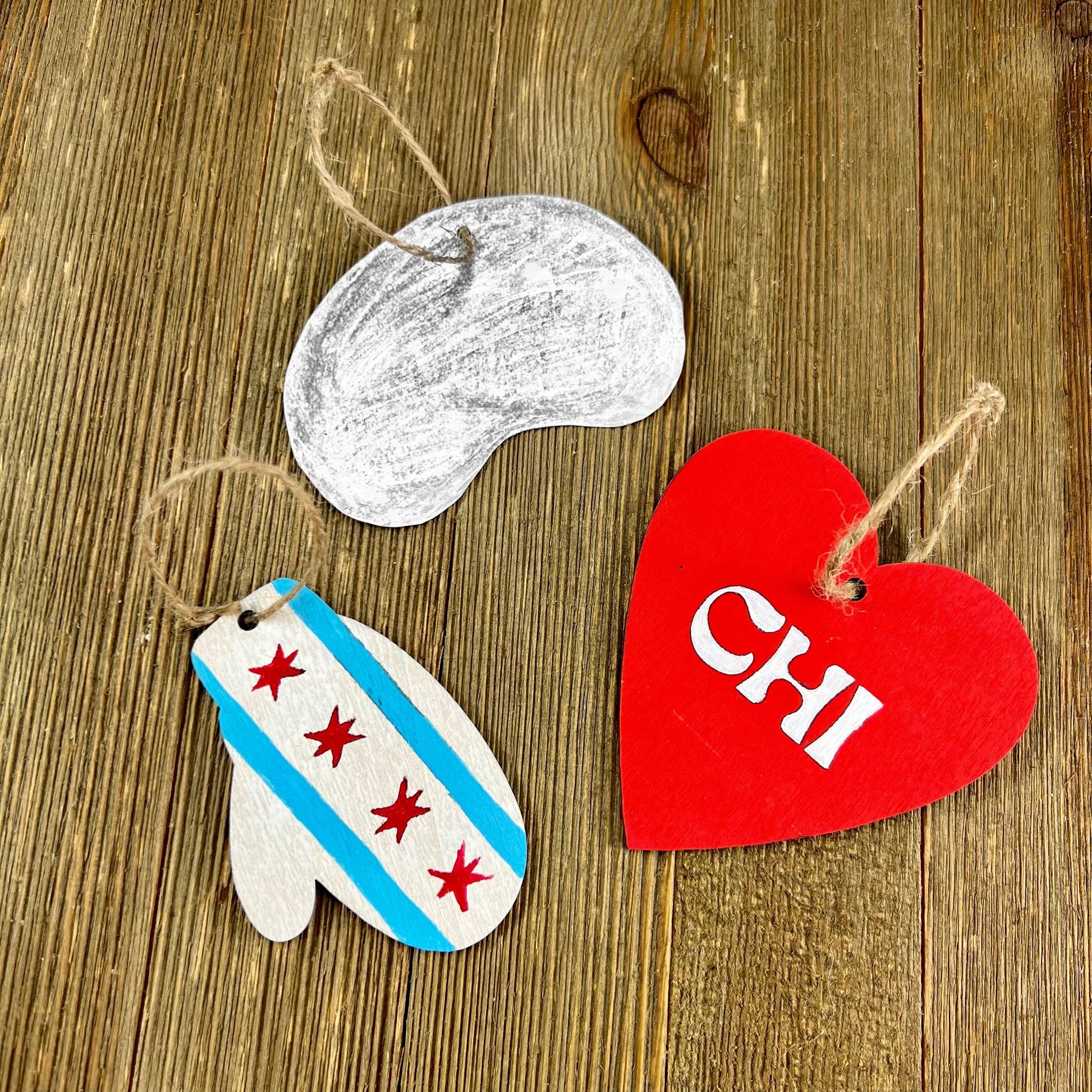 Chicago Ornament Set