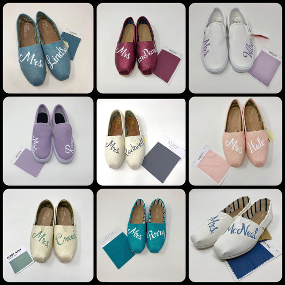 Custom Wedding Color Shoes