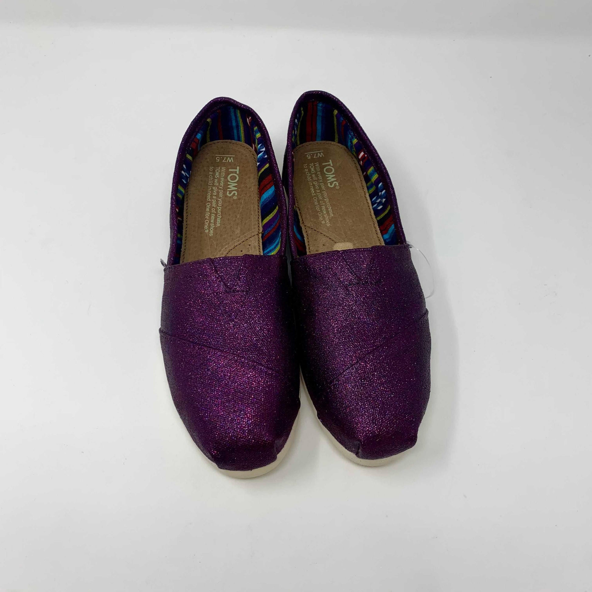 Plum Glitter Shoes - ButterMakesMeHappy