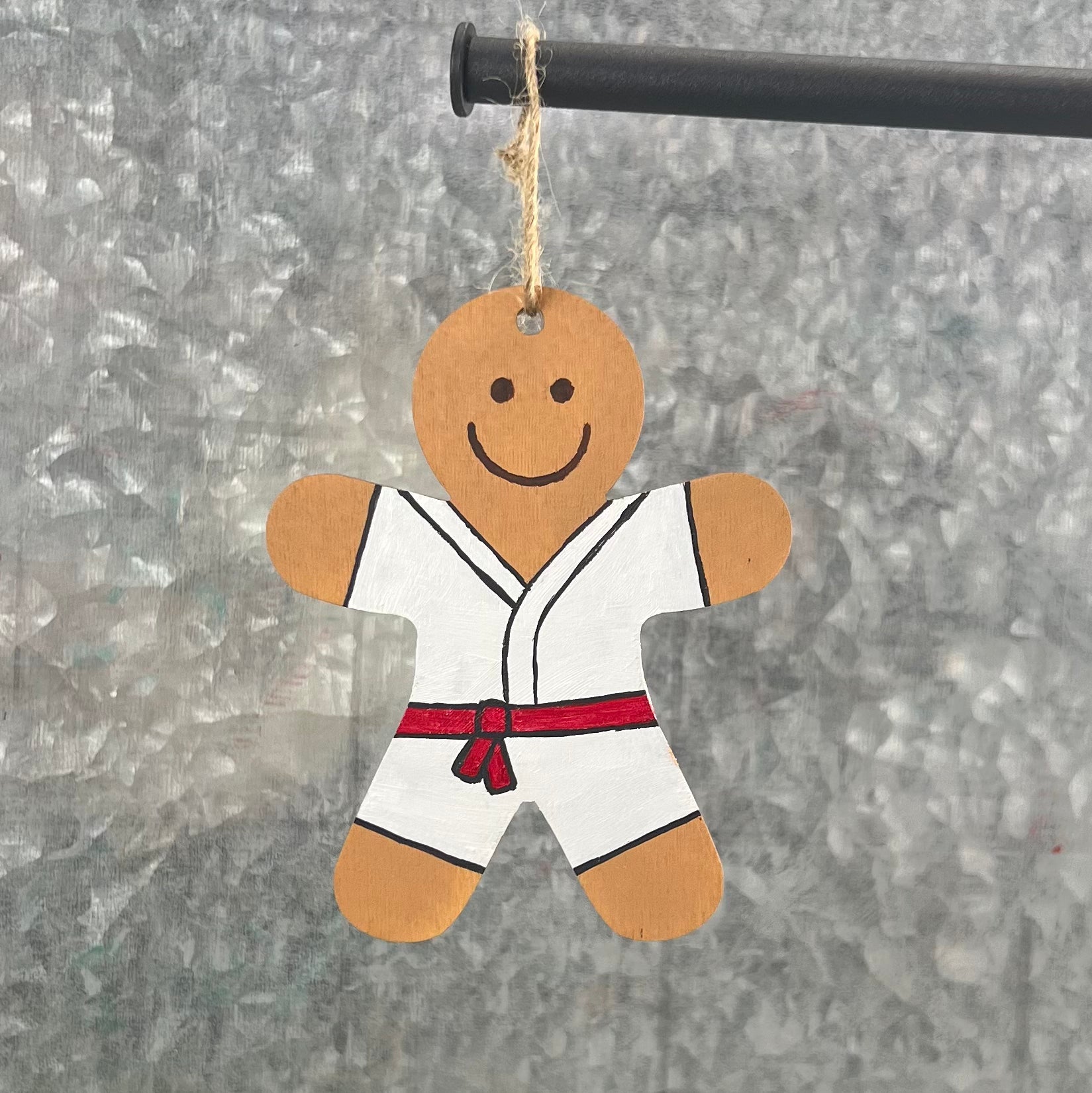 Custom Karate Gingerbread Ornament