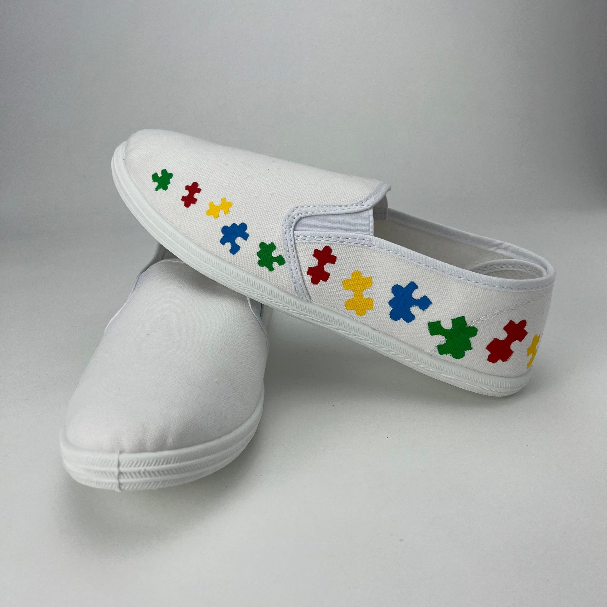 Autism Puzzle Piece Shoes
