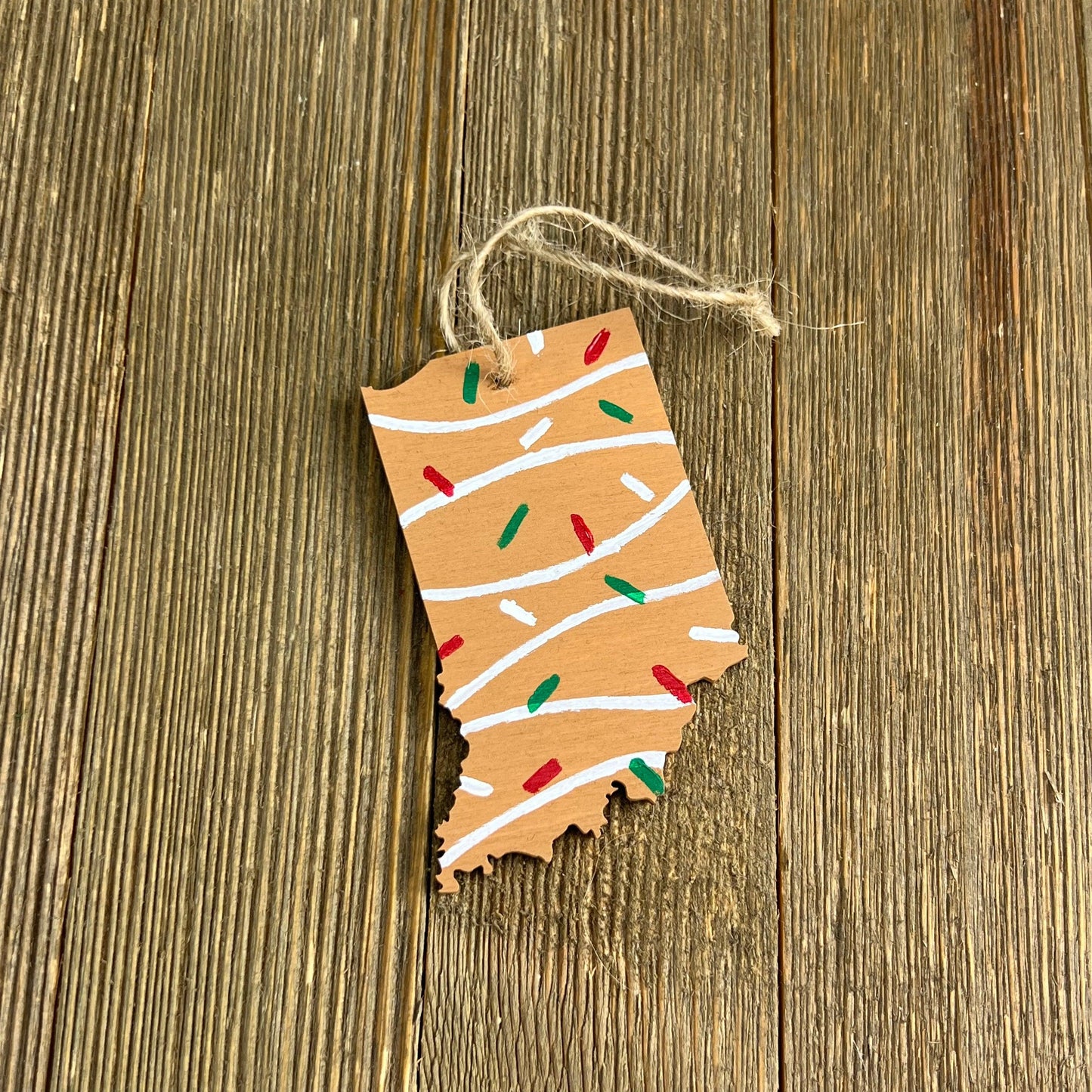 Indiana Cookie Ornament