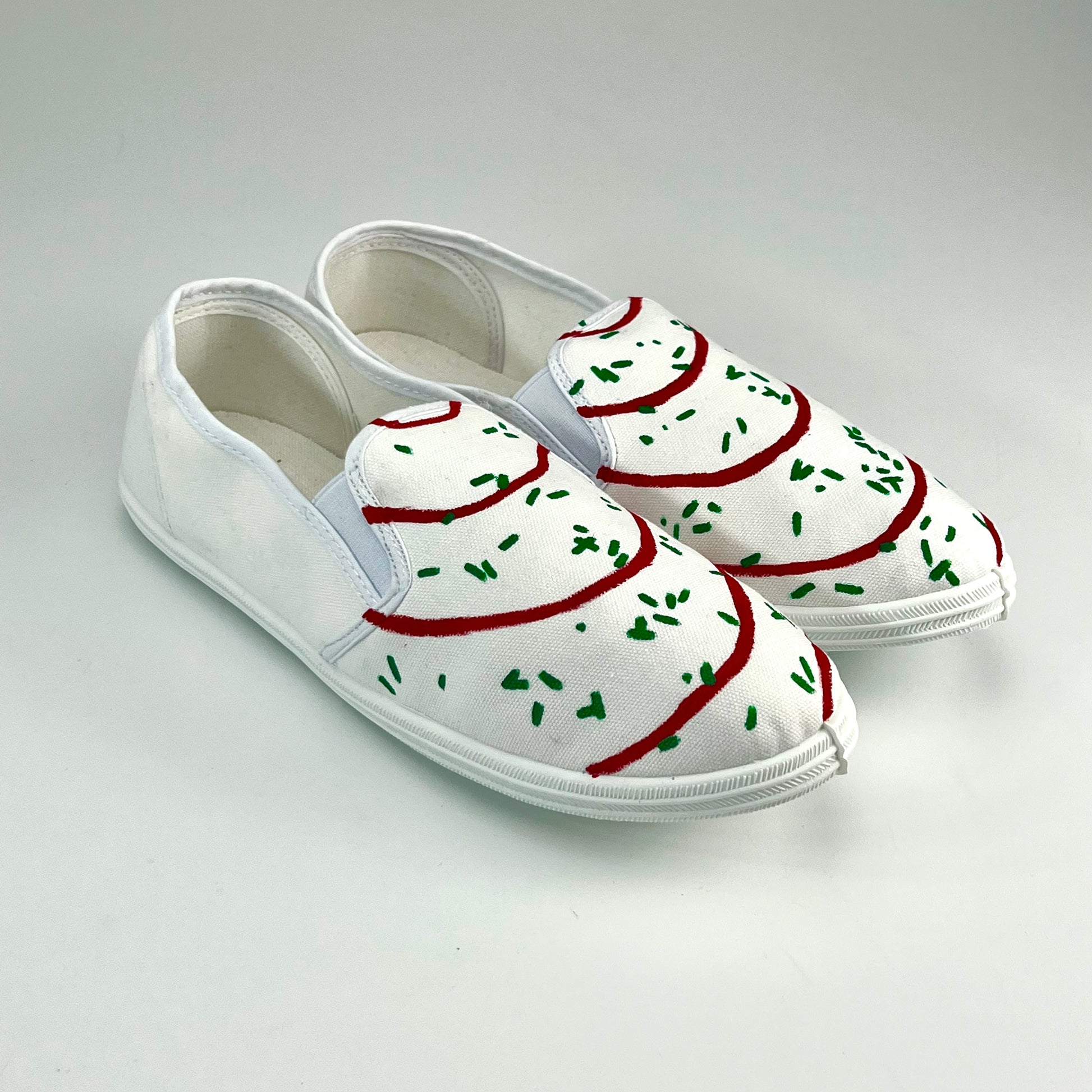Christmas Cake Shoes
