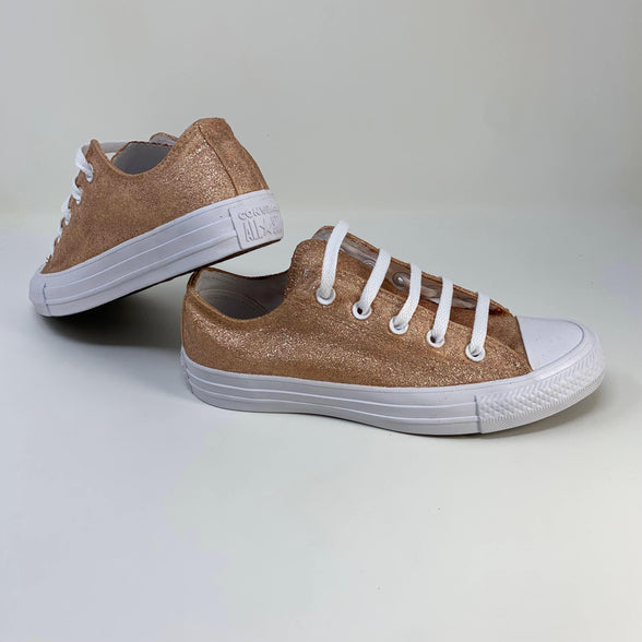 Rose Gold Glitter Shoes - ButterMakesMeHappy