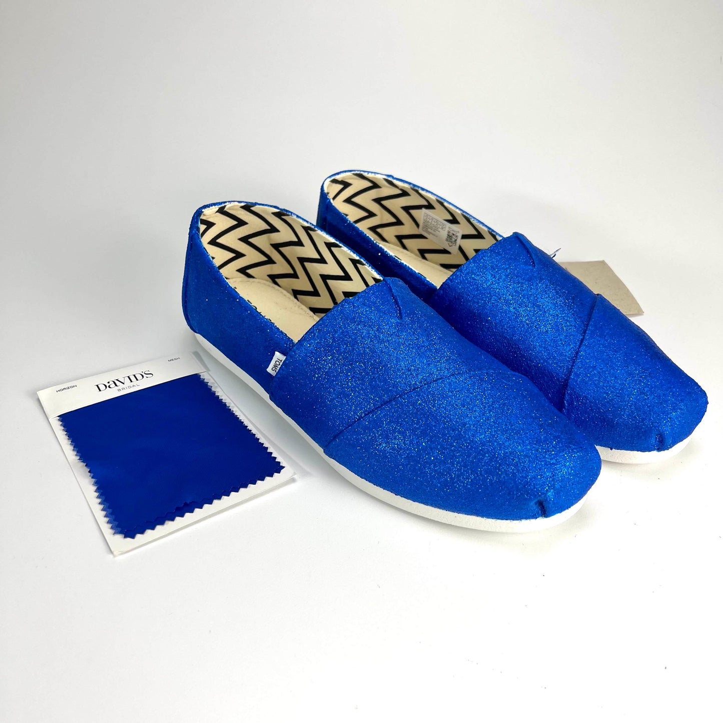 Royal Blue Glitter Shoes - ButterMakesMeHappy