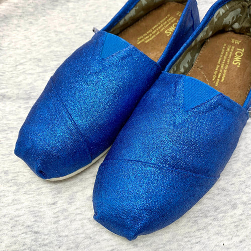 blue glitter dress shoes Santimon Men Dress Shoes Glitter Loafers Slip On Casual Wedding Party Formal Shoes Blue 12.5 US, Men's