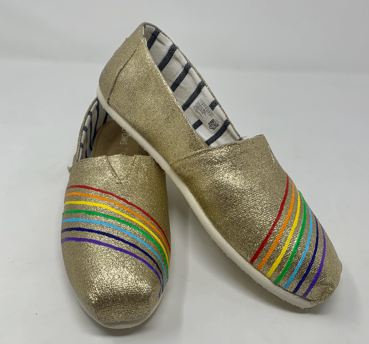Rainbow Stripe Shoes