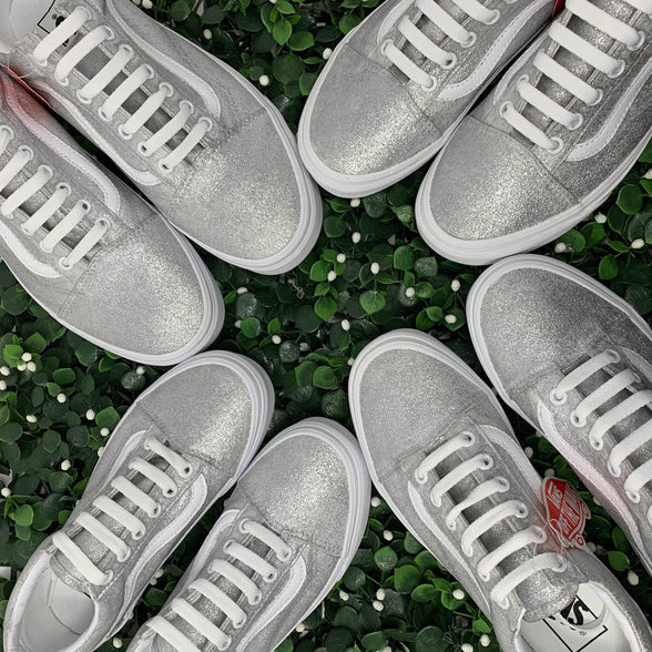 Silver Glitter Shoes - ButterMakesMeHappy