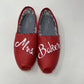 Red Glitter Wedding Shoes - ButterMakesMeHappy