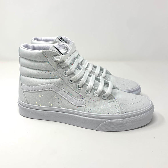 White Crystal Glitter Shoes - ButterMakesMeHappy