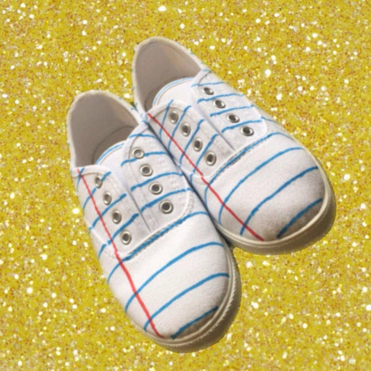 Notebook Paper Shoes