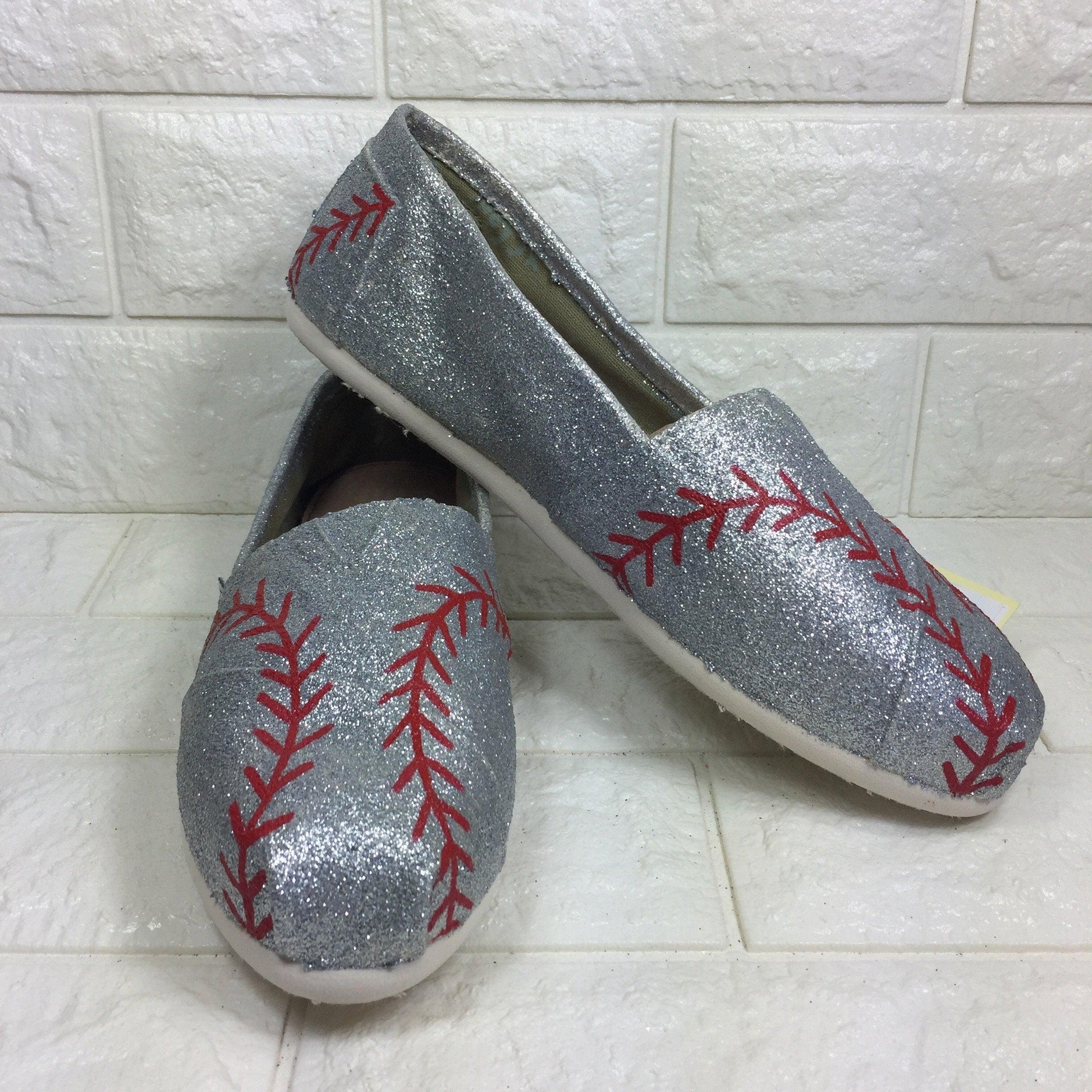 Glittery Baseball Shoes