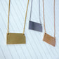 Kansas State Silhouette Necklaces in 3 different colors: Gold, Silver & Rose Gold