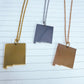 New Mexico State Silhouette Necklaces in 3 different colors: Gold, Silver & Rose Gold