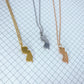 New Jersey State Silhouette Necklaces in 3 different colors: Gold, Silver & Rose Gold
