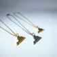 Virginia State Silhouette Necklaces in 3 different colors: Gold, Silver & Rose Gold