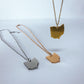 Ohio State Silhouette Necklaces in 3 different colors: Gold, Silver & Rose Gold