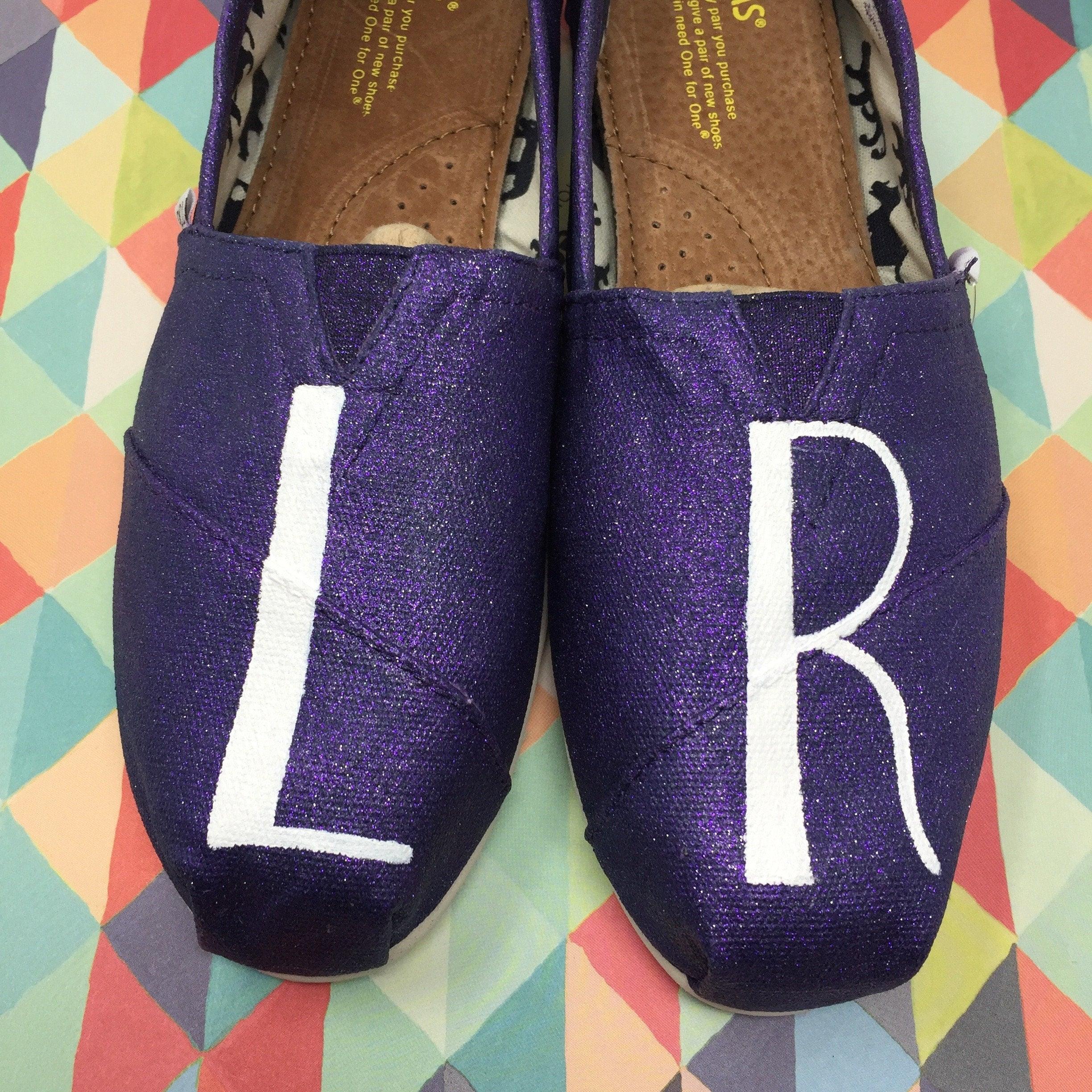 Customized Initials Raisins Comfortable Custom Initials Shoes – ButterMakesMeHappy