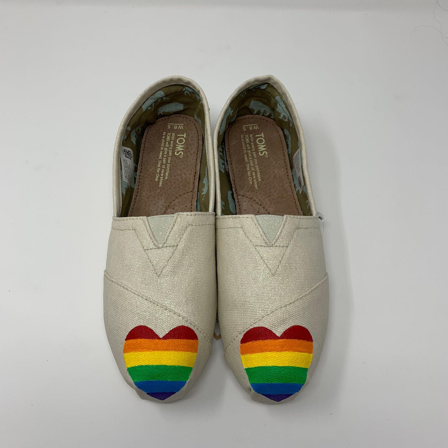 Pride Heart Rainbow Toms