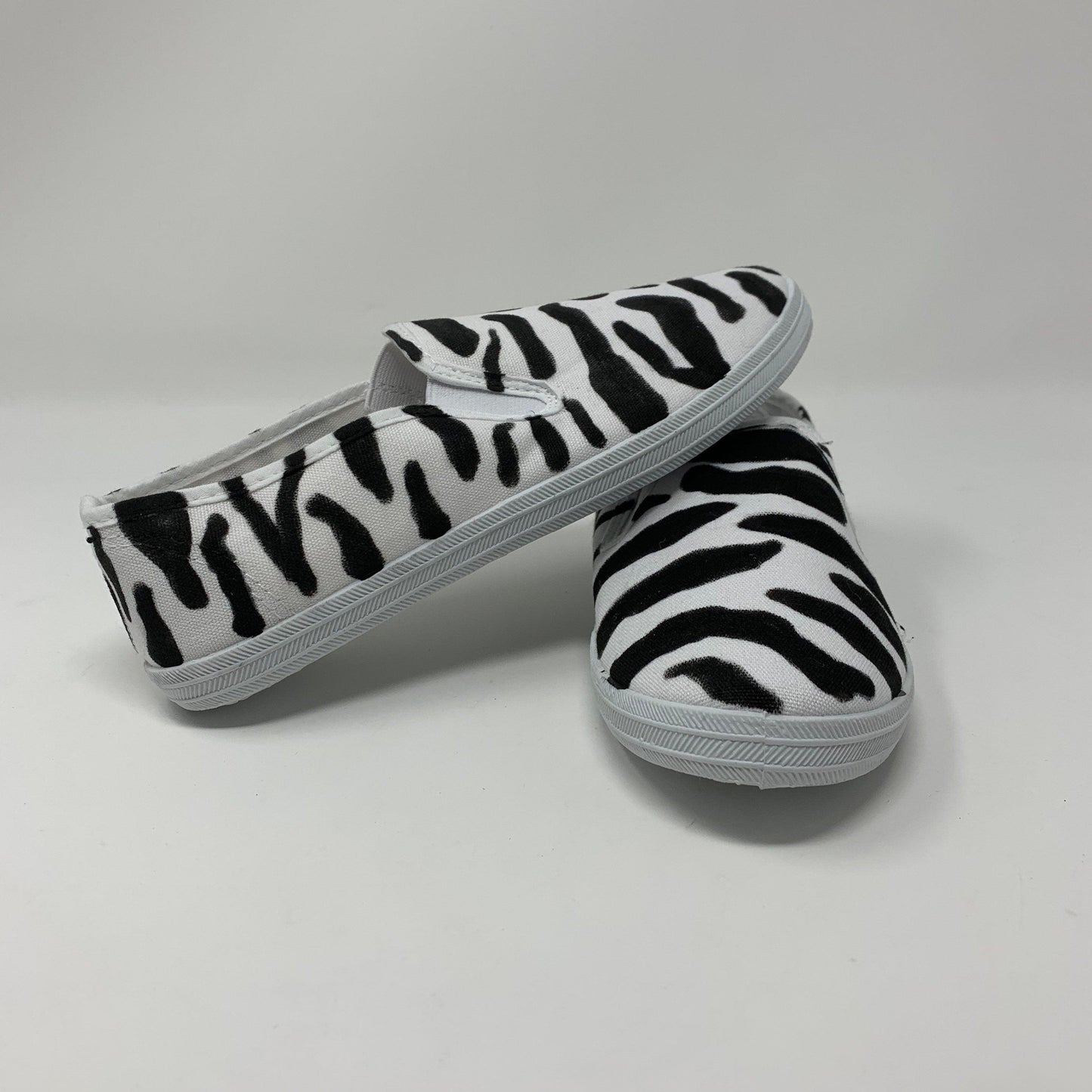 Zebra Striped Shoes