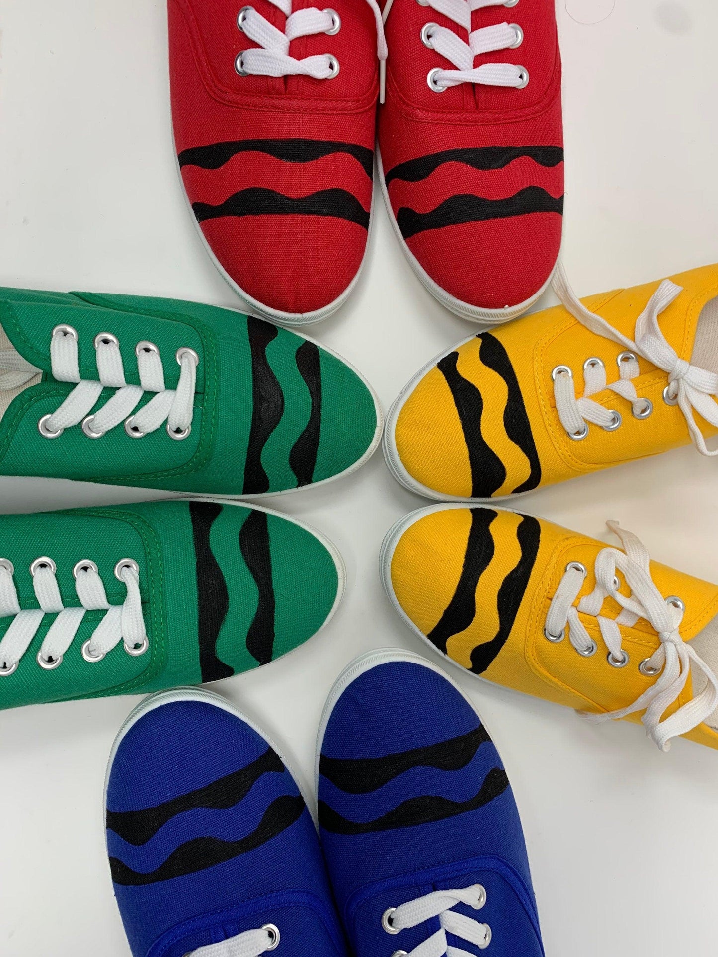 Colorful Crayon Shoes-Shoes-ButterMakesMeHappy