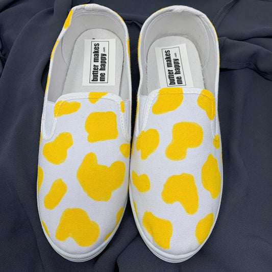 Custom Color Cow Print Shoes-Shoes-ButterMakesMeHappy