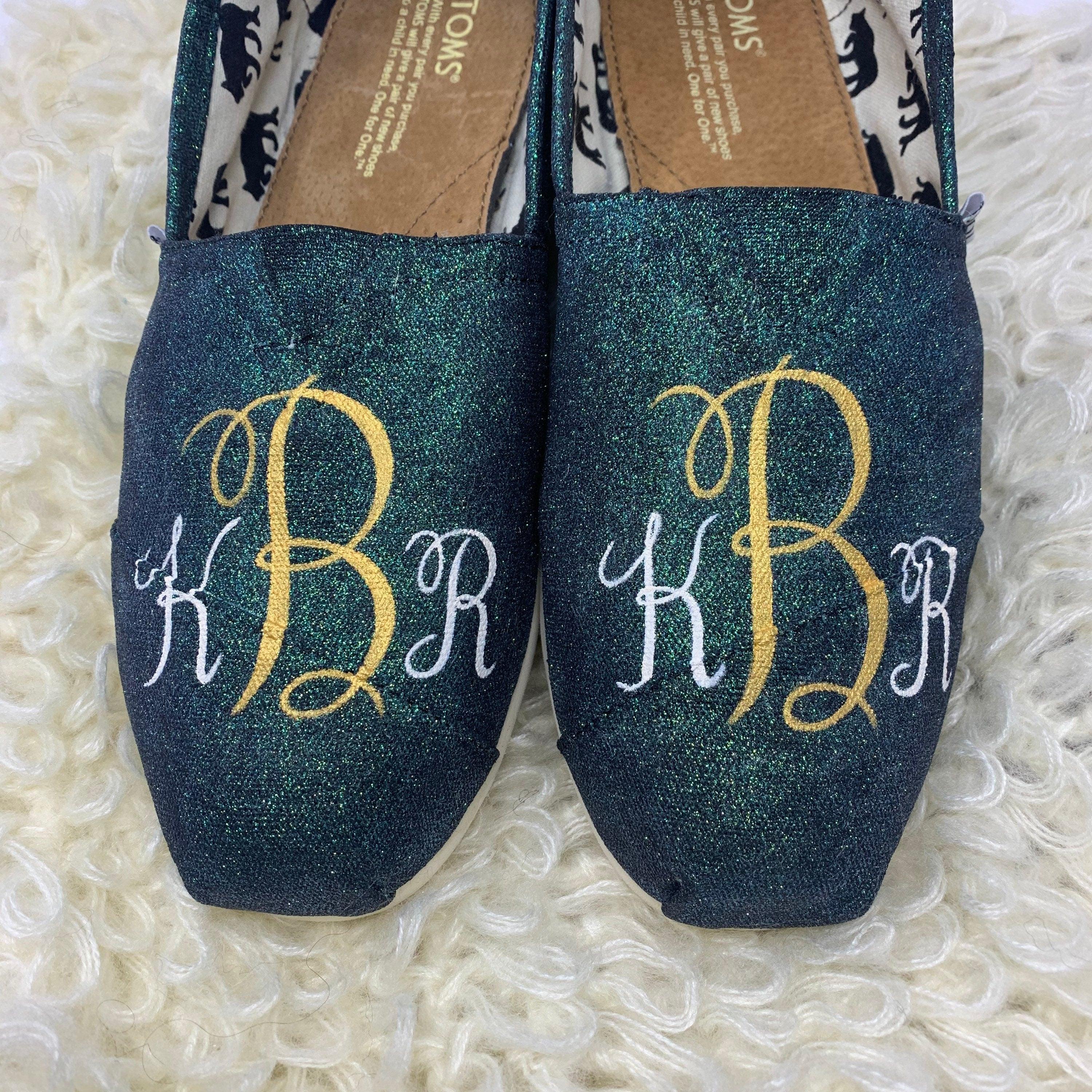 Shoes Rack Monogram Comfortable Monogram Shoes with Custom Colors – ButterMakesMeHappy