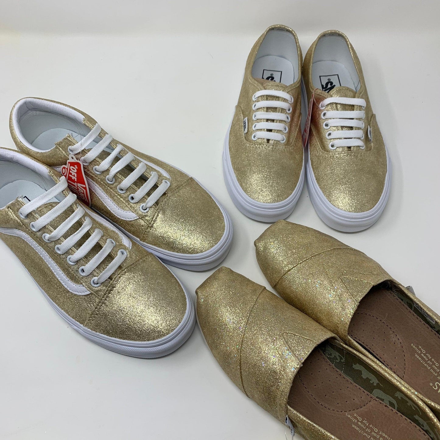 Gold Glitter Shoes - ButterMakesMeHappy