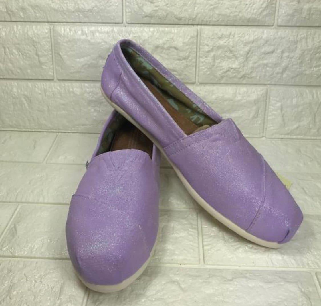 Lavender Glitter Shoes - ButterMakesMeHappy