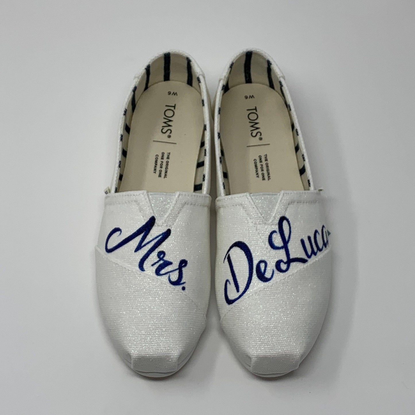 Mrs. White Wedding Shoes