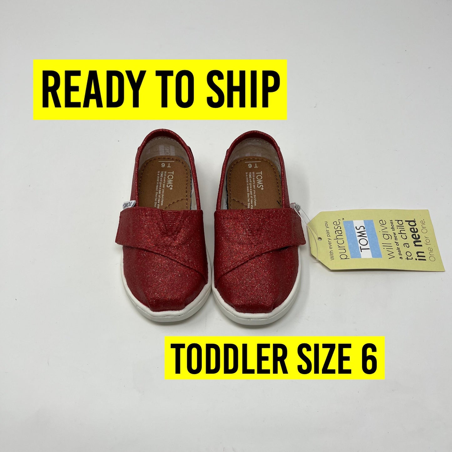 Toddler Red Glitter Shoes [READY TO SHIP]-Misc-ButterMakesMeHappy